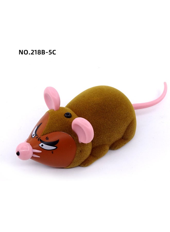 Source Manufacturers Electric Infrared Remote Control Snake Strange Trick Funny Electronic Pet Induction Mouse Toy-Color:218B-8D Blue Remote Control Mouse  - Image 5