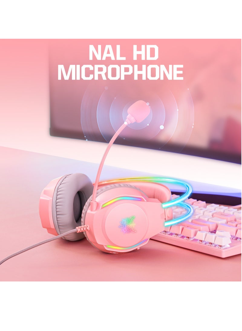 onikuma X26 RGB Wired Gaming Headset - Image 4