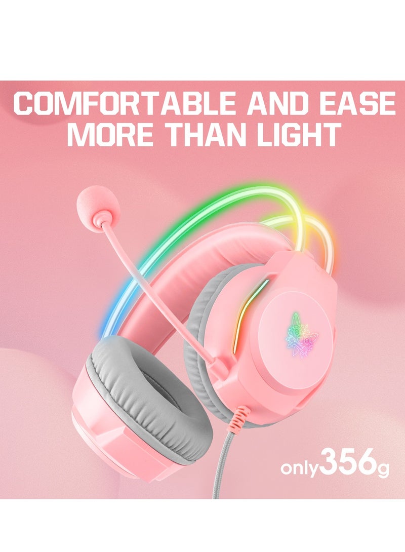 onikuma X26 RGB Wired Gaming Headset - Image 5