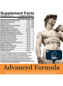 TODICAMP Prostate Support Supplement Formula With Saw Palmetto Extract And Bladder Control Complex 30 Day Supply  - Image 2