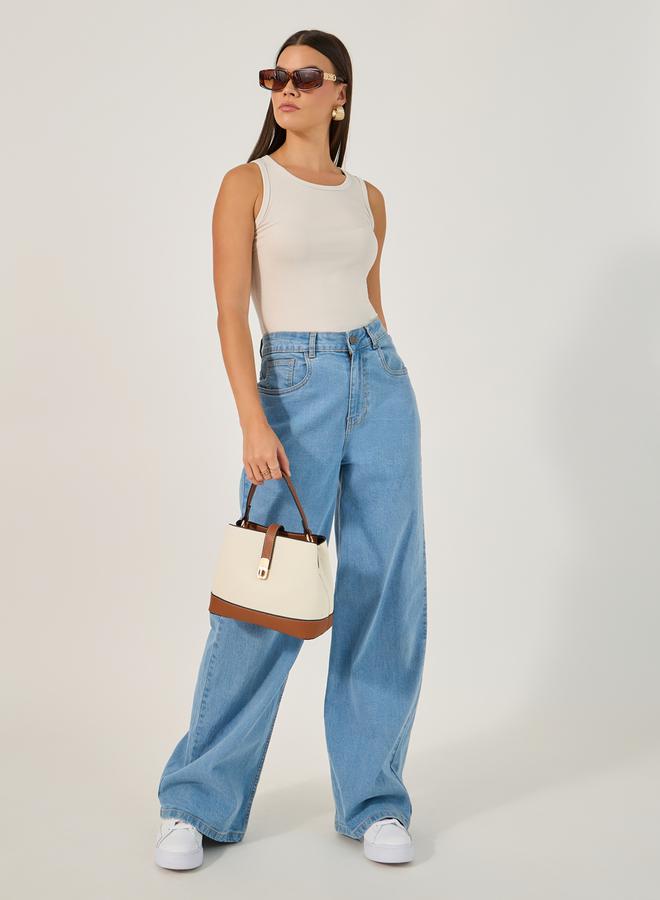 Styli Cotton Lycra Sleeveless Tank Top Pack of 2 - Image 4