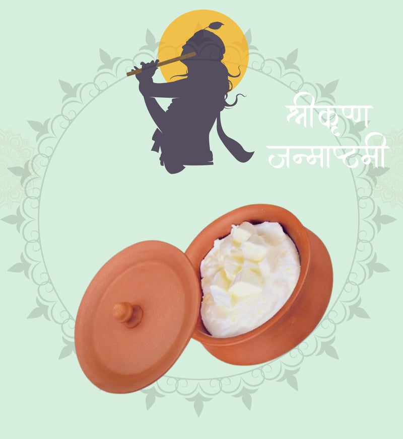 Terra Charms Clay Handi for Handi of Miracles: Janmashtami’s Sacred Tradition Clay Pot Cooking & Serving Makhan Mishari Cooking Pot Hand Craft Making Curd Bowl Pack of 1Pcs in 1800ML… (Large) - Image 4
