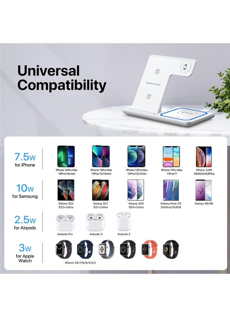Charging Station,4 in 1 Wireless Charger Stand,Fast Wireless Charger - Image 3