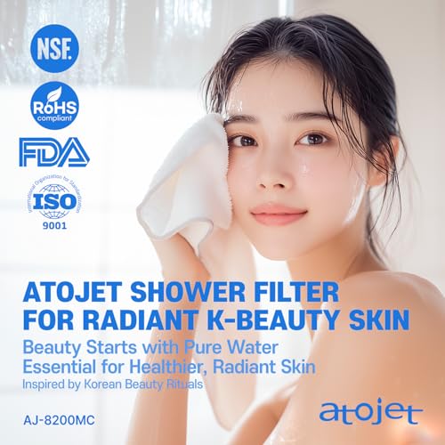 Atojet Showerhead Replacement Filters Inspired By Korea's Beauty Culture | Pure Carbon Filters (5 Filters) – Compatible with Atojet AJ8200MC (AJ8200MC-FLT-5PC) - Image 2