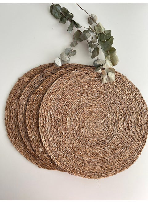 Wicker Jute 4 Piece Set American Service 35 cm Diameter Supla