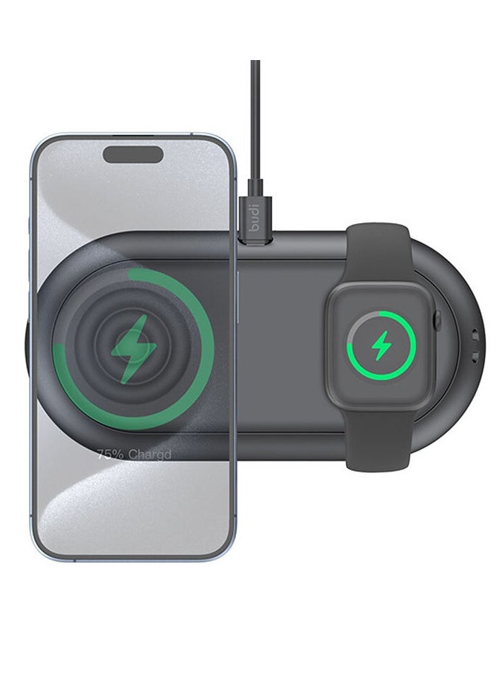 budi   3-IN-1 WIRELESS CHARGER TRAVEL MULTIFUNCTIONAL STORAGE BOX