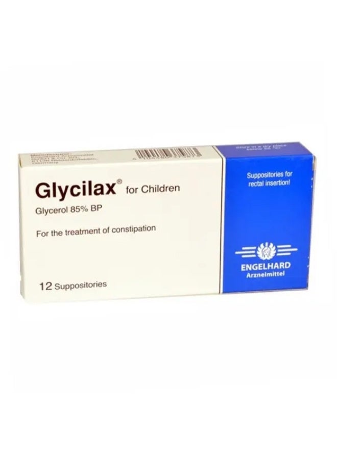 GLYCILAX CHILD SUPPO 12"S
