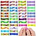 PenVinoo Fidget Toy 42 Pack Mixed Color Marble Mesh Fidget ToysStress Relieve ToyFocus Enhance Marble and Mesh Fidget Stress Relieve Toy for Adults and Student ADHD ADD Autism Halloween Decorations 42 - Image 4