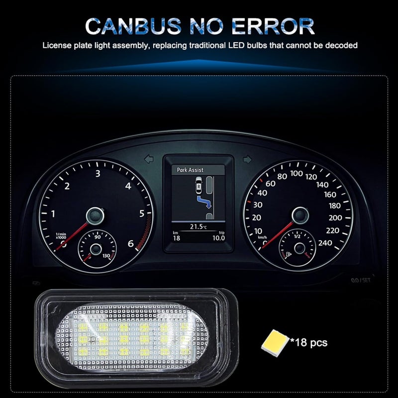 DEMULAX 2Pcs LED License Plate Light - Image 4