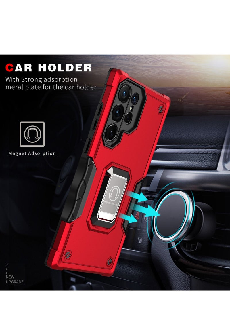 GULFLINK Back Cover Phone Protect Case For Samsung S23Ultra Red - Image 5