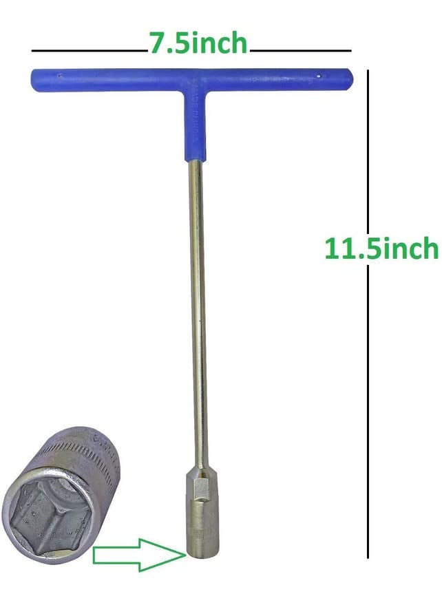 Inditrust - Inditrust NEW Heavy duty 10mm T Spanner Sing side Wrench Single Sided T Type Wrench - Image 1