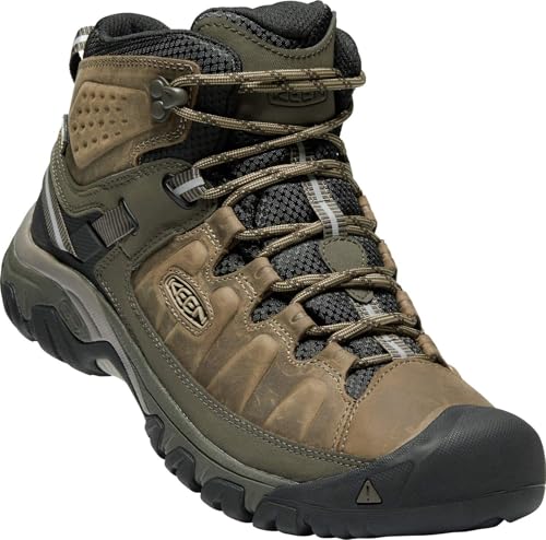 Keen أحذية المشي لمسافات طويلة KEEN للرجال Targhee 3 بارتفاع متوسط ومقاومة للماء - Image 2
