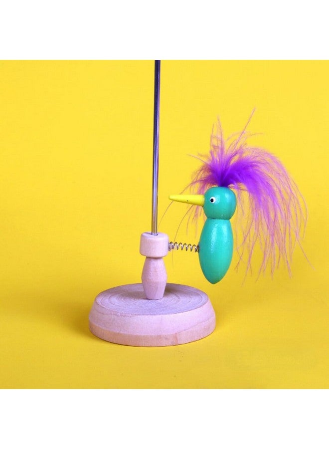 Simple Days Simple Days Woodpecker Pole Pecking Sliding Toy | Spring Bird Science Toy | Vintage Classic Toy  - Image 1