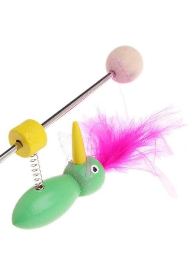 Simple Days Simple Days Woodpecker Pole Pecking Sliding Toy | Spring Bird Science Toy | Vintage Classic Toy  - Image 3