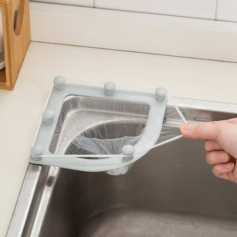 Sink Filter Screen Kitchen Disposable Drain Garbage Bag Garbage Filter Screen Pool Mesh Bag Thickened 150 Pack - Image 5