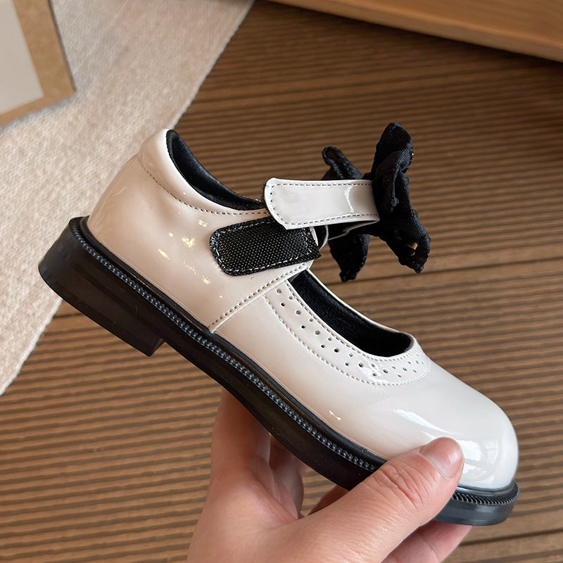 Girls'' Leather Shoes 2026 New Spring and Autumn Student Black British Style Children''s Performance Soft-Soled Little Girl Genuine Leather Princess Shoes - Image 5