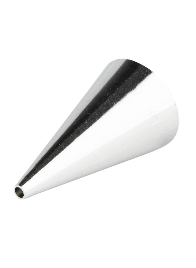 Restaurantware رأس تزيين المعجنات من باسري تيك، رأس دائري 1 لتزيين الكريمة - #3، مقاوم للتآكل، رأس تزيين من الفولاذ المقاوم للصدأ، آمن للغسل في غسالة الصحون، لتزيين الكب كيك، الكعك، أو البسكويت - Image 1