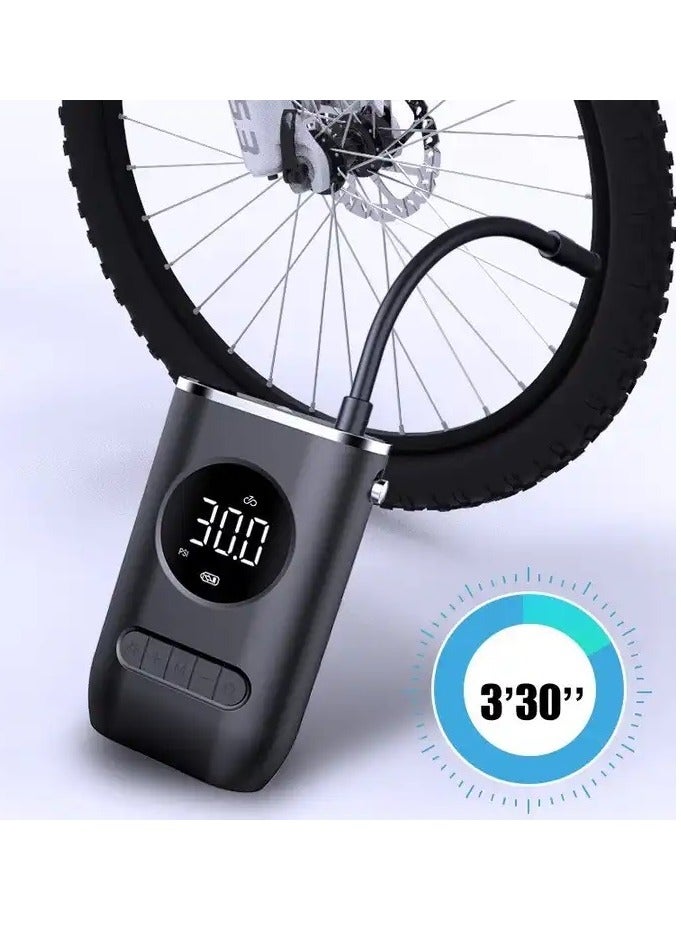 Denx Portable Compact Wireless Intelligent Digital Electric Air Inflator Pump Suitable For Bicycle Car Motorcycle Tires - From Denx  - Image 4