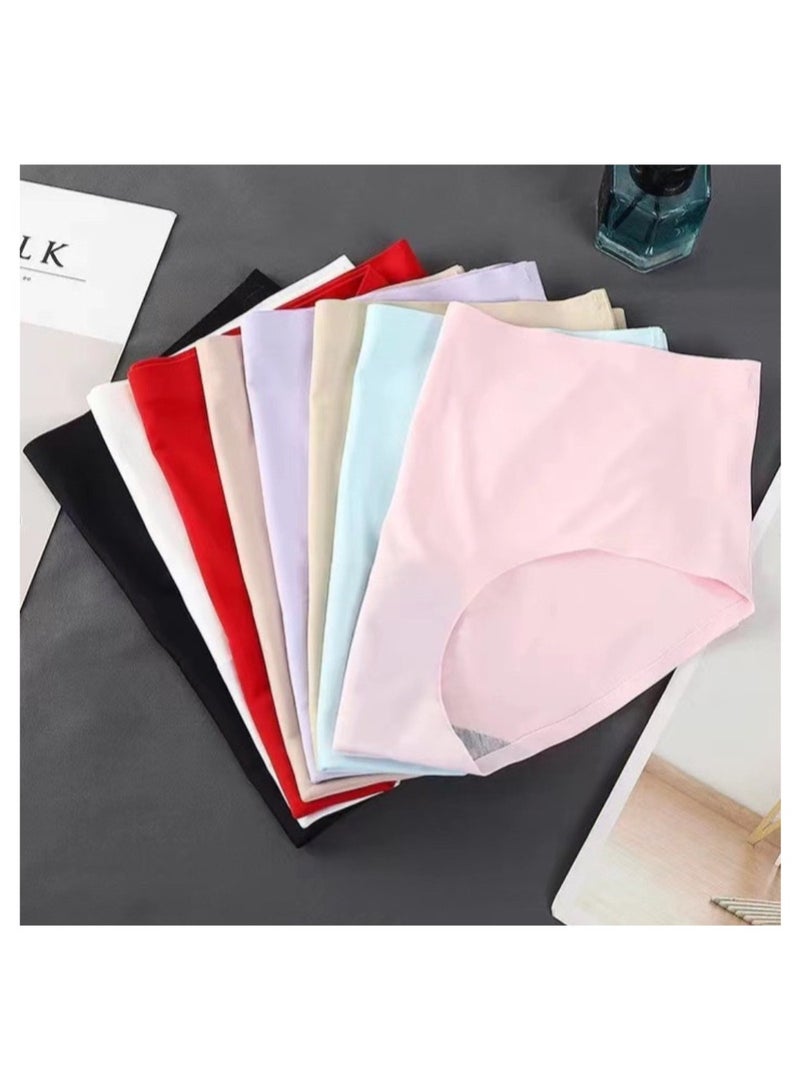 8 Pieces Women Seamless Ice Silk Panties  - Image 5