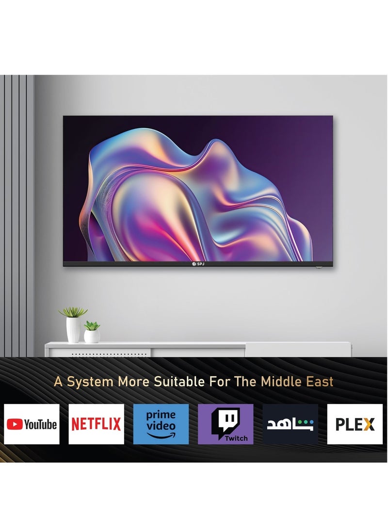 اس بي جي تلفزيون SPJ الذكي بتقنية 4K Ultra HD مقاس 65 بوصة بتقنية WebOS LED مع حوامل جدارية، صوت دولبي، جهاز تحكم عن بعد سحري، Apple AirPlay، واي فاي، منافذ HDMI وUSB، نتفليكس، يوتيوب، تويتش، أسود - Image 4