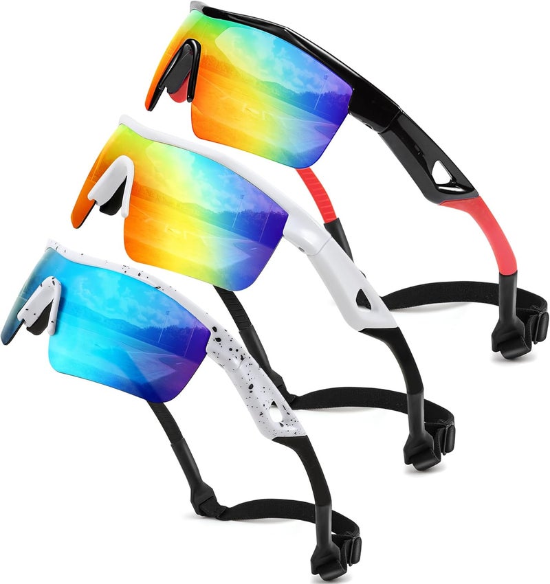 FEISEDY Kids Teens Baseball Polarized Sunglasses Sports TR90 Frame Boys Girls Cycling B2454 - Image 1