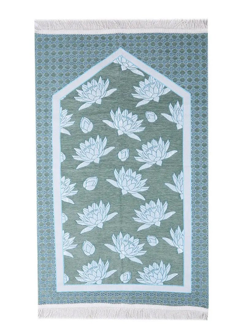 MANASEK - Manasek Lotus Shanil Square Prayer Mat - Image 1