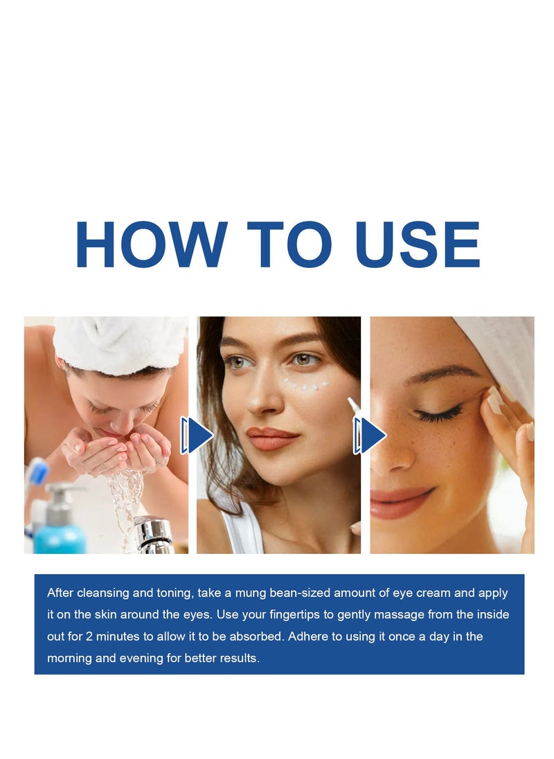 Retinol Eye Cream,Eye Care Cream,Anti-aging,Reduce Sebum Overflow, Dilute Epidermal Pigment,Smooth The Skin,Tighten The Skin,Increase Skin Elasticity, 15g