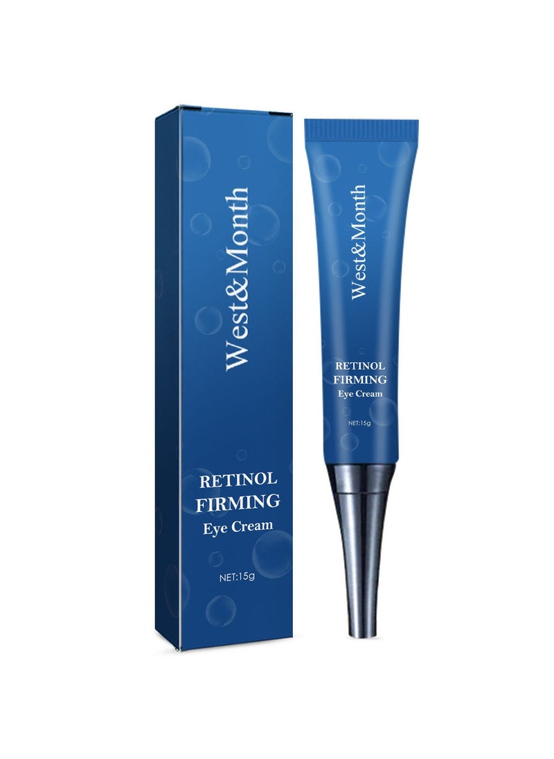 Retinol Eye Cream,Eye Care Cream,Anti-aging,Reduce Sebum Overflow, Dilute Epidermal Pigment,Smooth The Skin,Tighten The Skin,Increase Skin Elasticity, 15g