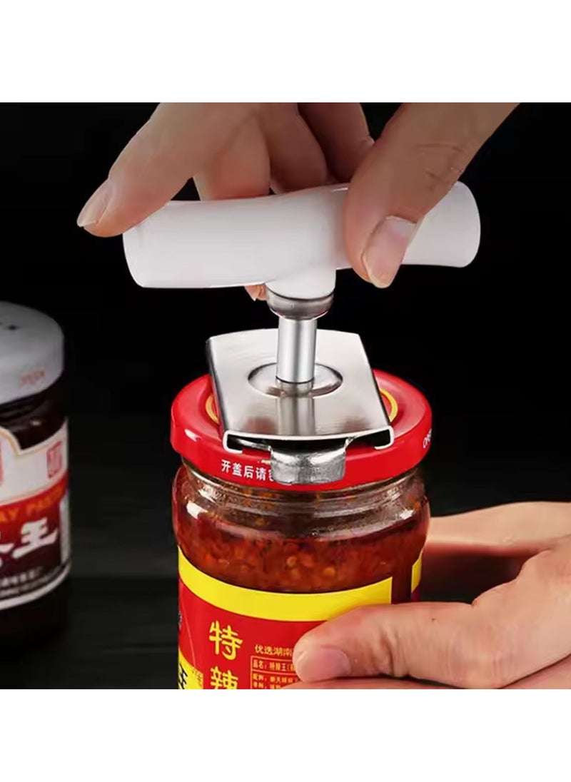 Generic Can Seal Lid Twist Spiral Jar Opener White  - Image 2