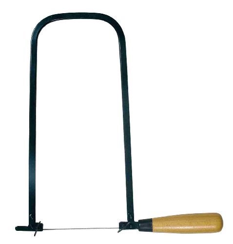 Eclipse Professional Tools 70-FS1R Wood Handle and Steel Frame Coping Saw, 1" Thickness, 10-5/8" Length x 11-7/8" Width - Image 1