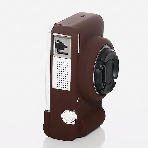 Pocoukate Case for Sony ZV-1F, ZV-1 II/ZV-1M2 Vlog Camera, ZV1F Camera Silicone Cover, Anti-Scratch Slim Fit Soft with ZV1 F Screen Protector- Coffee Skin - Image 2