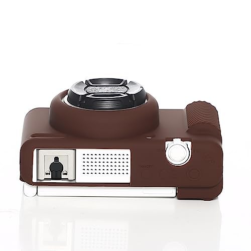 Pocoukate Case for Sony ZV-1F, ZV-1 II/ZV-1M2 Vlog Camera, ZV1F Camera Silicone Cover, Anti-Scratch Slim Fit Soft with ZV1 F Screen Protector- Coffee Skin - Image 5