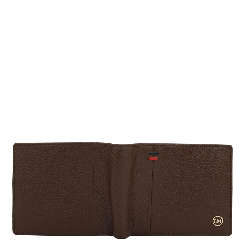 Da Milano  Espresso Bifold Leather Mens Wallet for Men | Best Price UAE