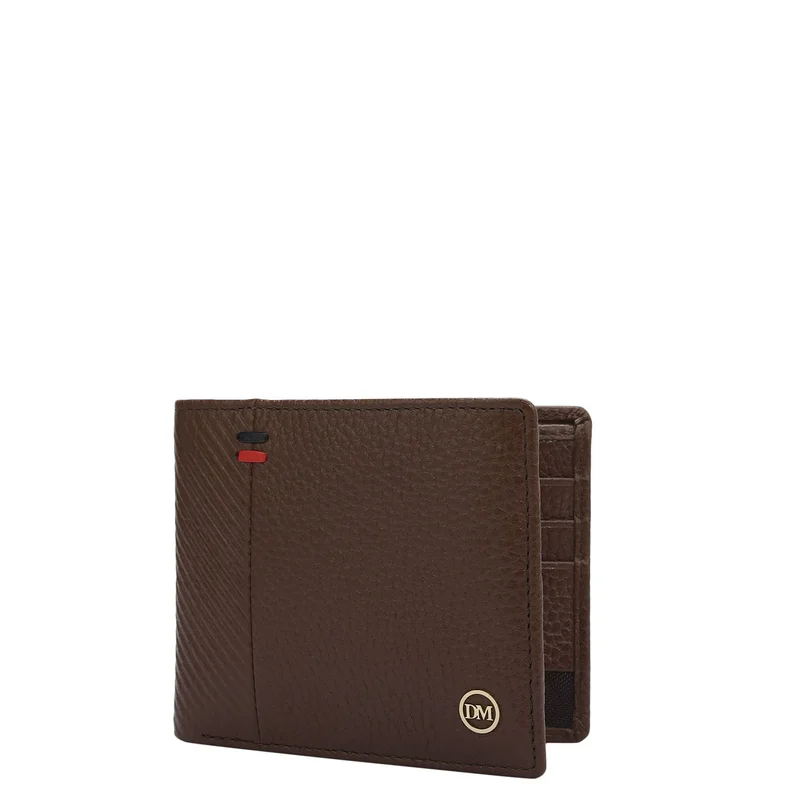 Da Milano  Espresso Bifold Leather Mens Wallet for Men | Best Price UAE