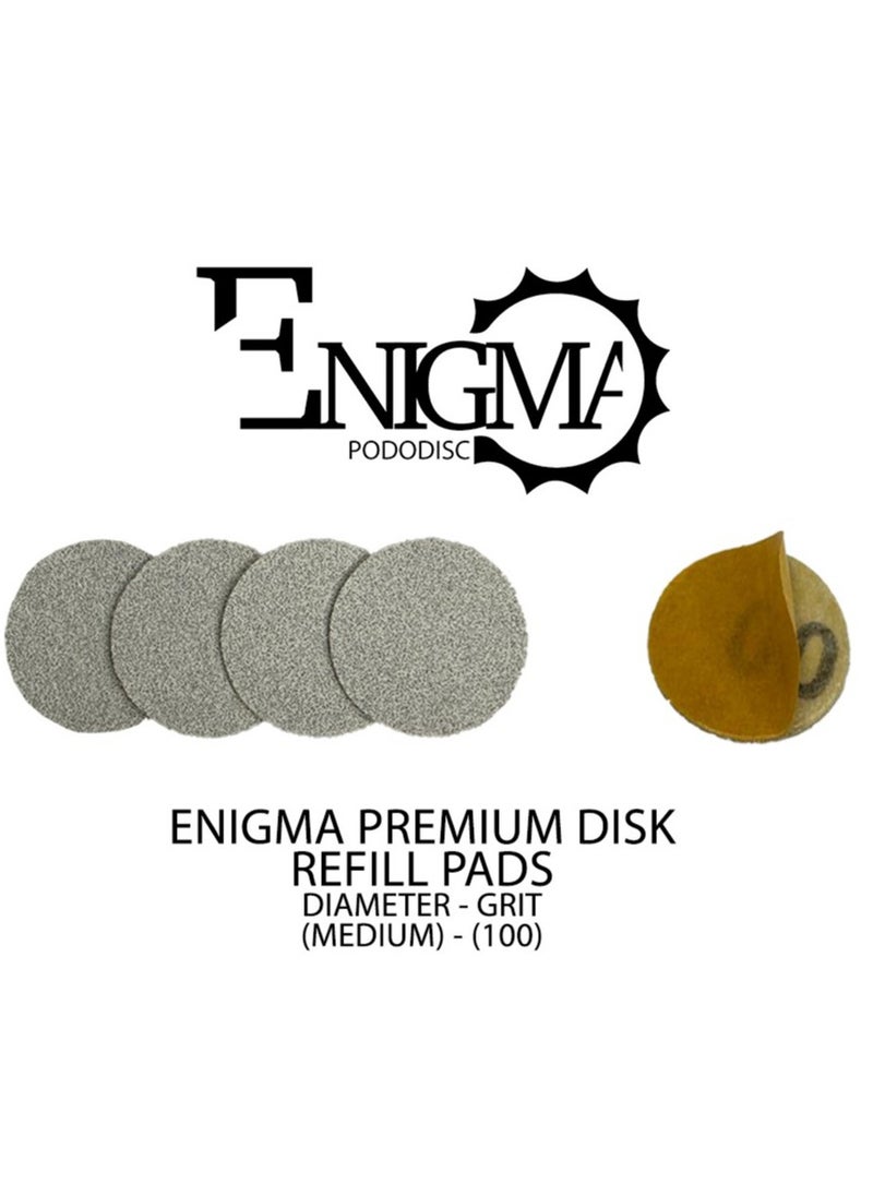 Enigma ENIGMA PREMIUM DISK REFILL PADS D20 M 100 GRIT (100PCS) 