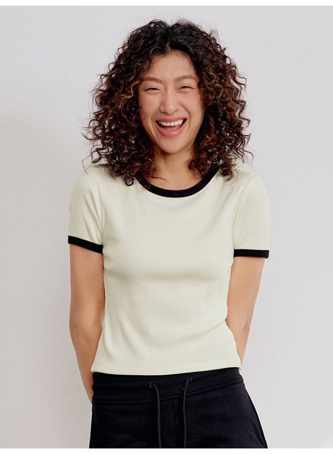 سيمير تيشيرت بطبعة مخططة للنساء