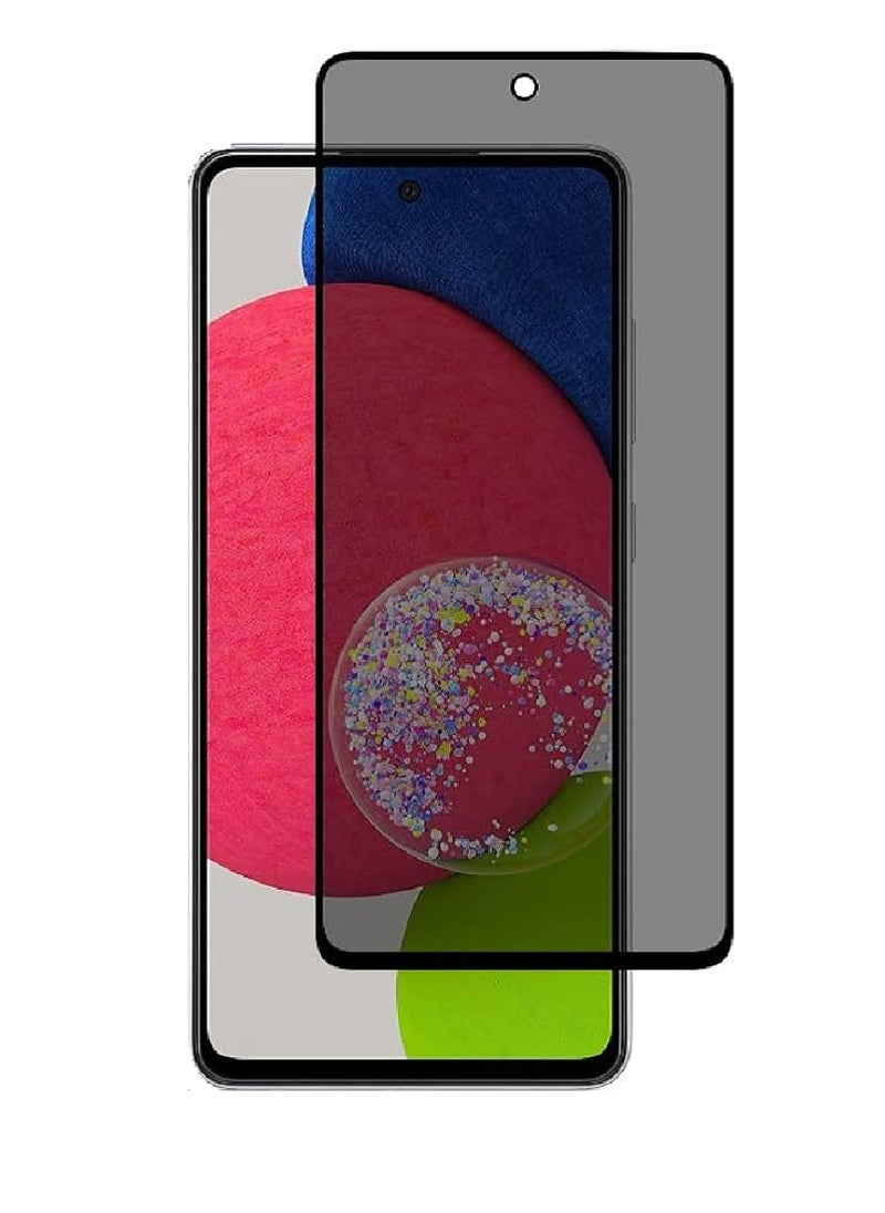 Super واقي شاشة من الزجاج المقوى مضاد للتجسس وخصوصية مصمم لهاتف Samsung Galaxy A52s مع تغطية كاملة للشاشة وخالي من الفقاعات - Image 1