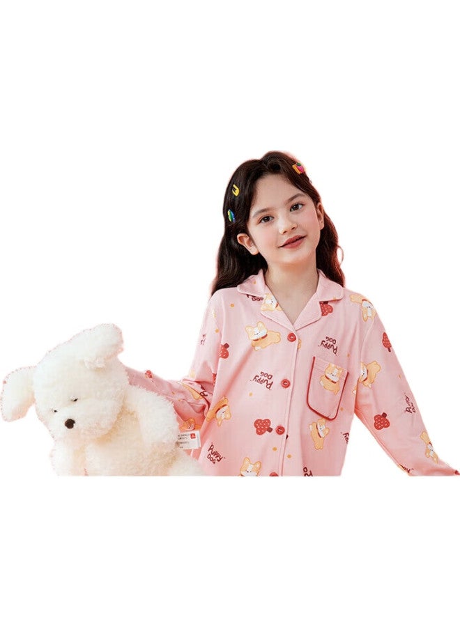 Fenton Kids' Antibacterial Pure Cotton Cartoon Long Sleeve Big Kids' Home Wear Q9Fj257930901 - Image 1
