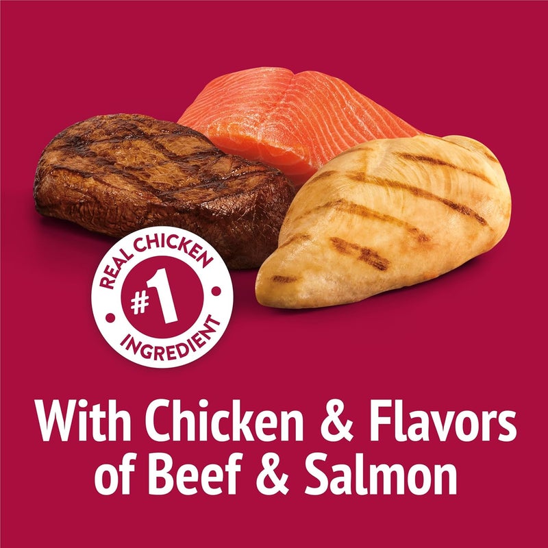 Friskies Party Mix Mixed Grill Crunch Cat Treats - 2.1 oz Pouch (Pack of 10) - Image 3