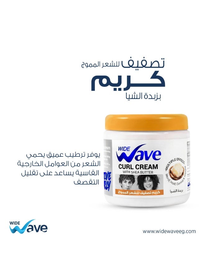 Wide Wave Leave In Curl Cream With Shea butter 250GM - Image 1