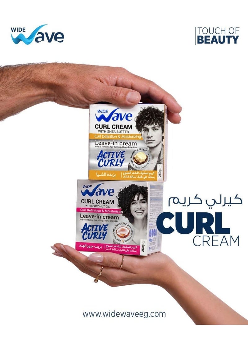 Wide Wave Leave In Curl Cream With Shea butter 250GM - Image 5