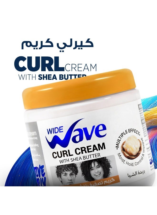 Wide Wave Leave In Curl Cream With Shea butter 250GM - Image 4