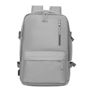 Backpack Large Capacity Men and Womens Outdoor Travel Bag Nylon Fashion Backpack Waterproof Short Distance Computer Schoolbag Grey 