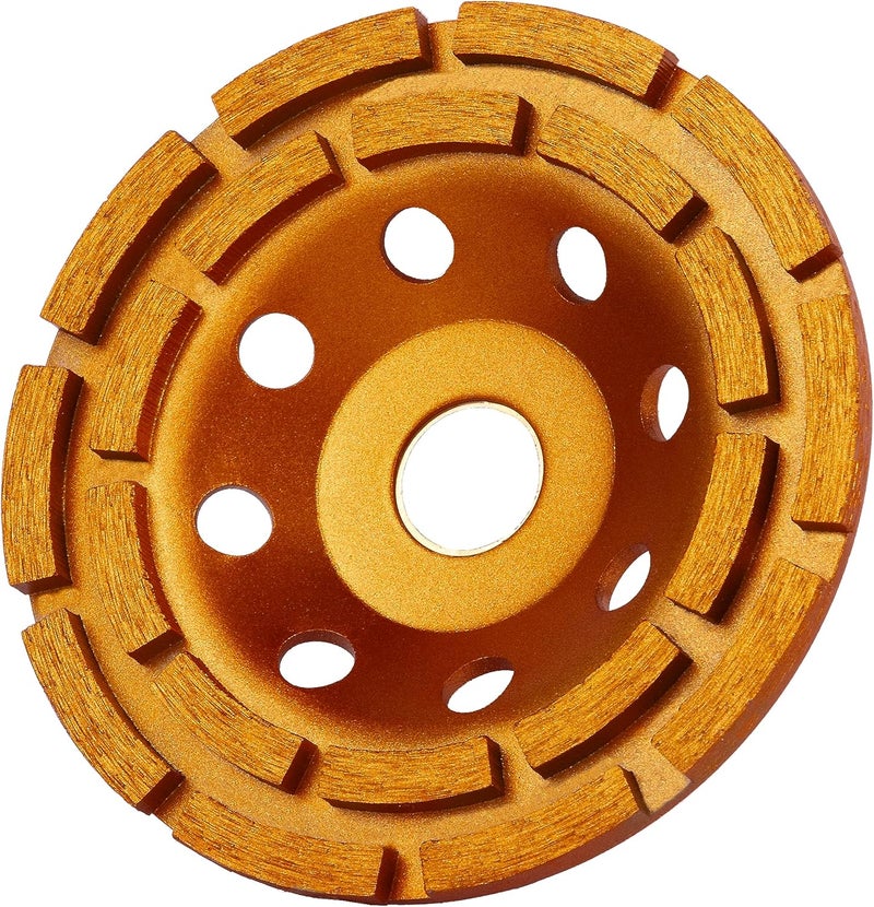 KSEIBI 644035 Diamond Concrete Grinding Wheel 5 inch for Polishing and Cleaning Stone Concrete Surface, Cement, Marble, Rock, Granite, and Thinset Removing, Angle Grinder Wheels Cup Carefully engineered build - Image 1