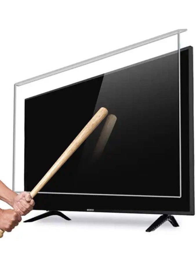 AK series 32 Inch TV Screen Protector – Anti-Blue Light, Anti-Scratch – Eye Protection for Children and Pets – Easy Installation, Clear View - Image 3