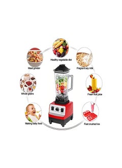 SILVER CREST Silver Crest Blender Professional Heavy Duty Commercial Mixer Juicer Speed Grinder and Ice Smoothies for Home & Shop (Double Jar)  - Image 3