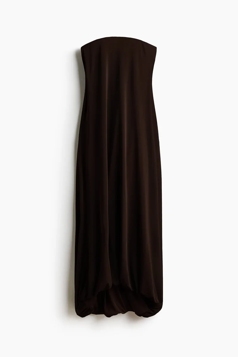 H&M  Cowl-back bandeau dress for Women | Best Price UAE