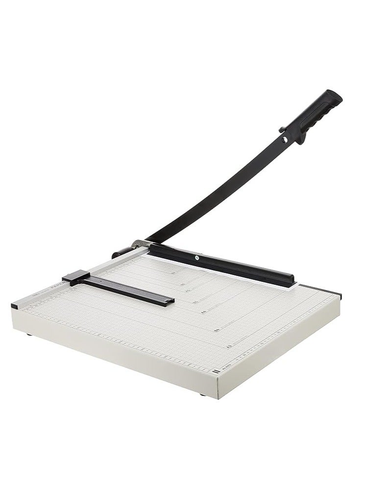 Deli Steel Paper Trimmer White/Black - Image 1