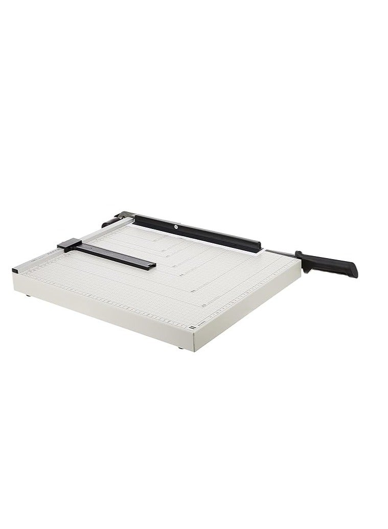 Deli Steel Paper Trimmer White/Black - Image 2