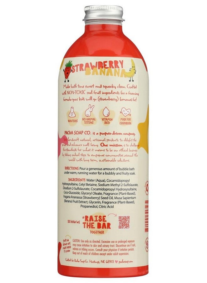 Pacha Soap Co Pacha Soap Kids Strawberry Banana Bubble Bath, 16 Fz - Image 4